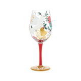 Lolita Hallmark Exclusive Peace on Earth Wine Glass