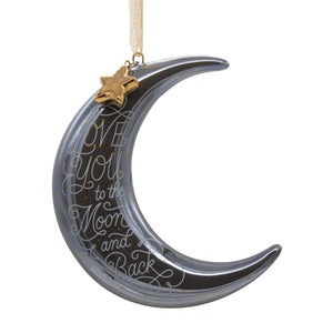 Hallmark Love You to the Moon and Back Signature Premium Ceramic Hallmark Ornament