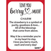 Love You Berry Much Strawberry Token Charm