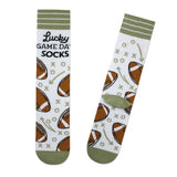 Hallmark Lucky Game Day Football Unisex Crew Socks