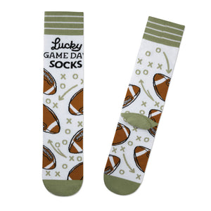 Hallmark Lucky Game Day Football Unisex Crew Socks
