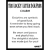 Lucky Little Dolphin Token Charm