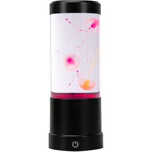 Lumina Jelly Fish Mood Lamp with LED Lights 9" Black