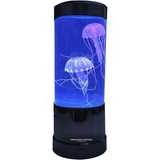 Lumina Jelly Fish Mood Lamp with LED Lights 9" Black