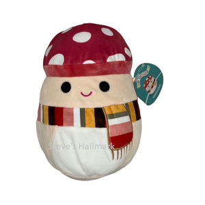 Squishmallow Fall Harvest Malcolm the Mushroom with Scarf Malcolm 7.5" Stuffed Plush by Kelly Toy