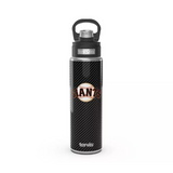 Tervis MLB® San Francisco Giants™ Carbon Fiber 24 oz. Stainless Steel Wide Mouth Bottle with Deluxe Spout Lid