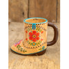 Folk Art Coffe Mug Betty the Cowboy Boot 4.25"