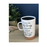 I Can Do All Things Cork Bottom Travel Mug