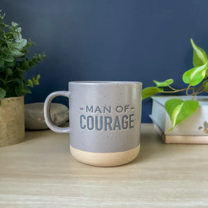 Man of Courage Be Strong and Courageous 18 Oz. Mug