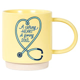Hallmark A Caring Heart Yellow Nurse Mug, 16 oz.