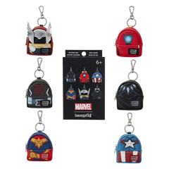 Loungefly Marvel Avengers Cosplay Mystery Mini Backpack Keychain