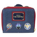 The Marvels Symbol Glow Zip Around Wallet (Back)