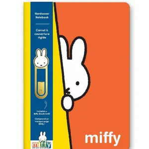 Hardcover Notebook Classic Miffy with Brass Enamel Bookmark