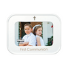 Malden My First Communion White Ceramic Picture Frame Holds 4" x 6" Photo