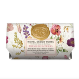 Michel Design Works Large Bath Soap Bar Pressed Flowers