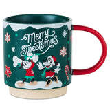 Hallmark Disney Mickey and Minnie Merry Sweetsmas Mug, 16 oz.