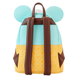 Loungefly Disney Mickey and Minnie Ice Cream Cone Mini Backpack