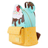 Loungefly Disney Mickey and Minnie Ice Cream Cone Mini Backpack