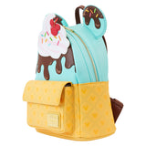Loungefly Disney Mickey and Minnie Ice Cream Cone Mini Backpack