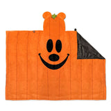 Hallmark Disney Mickey Mouse Jack-o'-Lantern Oversized Hooded Blanket, 70x50