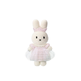 Miffy in Her Princess Dress Pastel Lilac Crocheted Plush Stuffed Bunny 10"