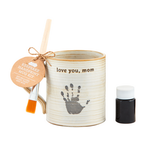 Love You Mom Handprint Mug Kit