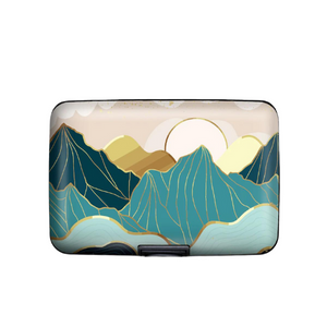 Enameled Mountains RFID Armored Wallet