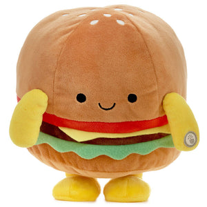 Hallmark Hamburger Plush With Sound and Motion, 10"
