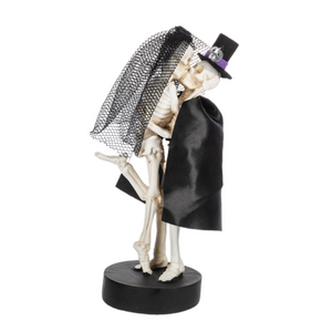 My Halloween Boo Kissing Skeleton Couple Figurine