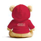 NFL 49ers Plush Bear Microwavable and Coolable Warm Pals Stuffed Animal with Lavender Scent