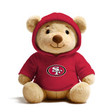 NFL 49ers Plush Bear Microwavable and Coolable Warm Pals Stuffed Animal with Lavender Scent