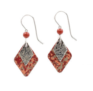 Silver Forest Diamond Beads Earrings