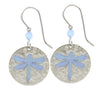 Silver Forest Disk with Dragonfly Inset
