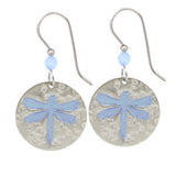 Silver Forest Disk with Dragonfly Inset