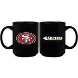 NFL San Francisco 49ers 15 oz. Black Mug
