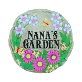 Butterfly and Flowers Nana's Garden Stepping Stone 9.5"