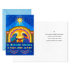 Hallmark Folk-Art Nativity Spanish-Language Boxed Christmas Cards, Pack of 16