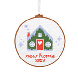 New Home Cross-Stitch 2023 Hallmark Ornament