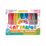Cat Parade Set of 12 Twist-Up Watercolor Gel Crayons