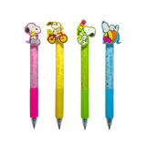 Peanuts Snoopy Black Ink Retractable Gel Pens Set of 4