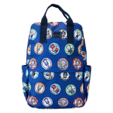 Loungefly One Piece 25th Anniversary Straw Hat Pirates All-Over Print Nylon Full-Size Backpack