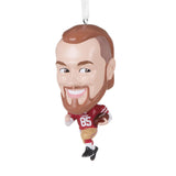 Hallmark NFL San Francisco 49ers George Kittle Bobblehead Hallmark Ornament