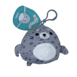 Squishmallow Sealife Odile the Seal 3.5" Clip Stuffed Plush by Kelly Toy
