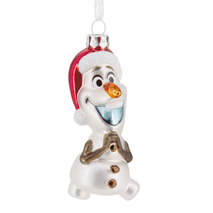 Hallmark Disney Frozen Holiday Olaf Glass Hallmark Ornament