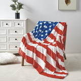 Old Glory American Flag Single Layer Blanket