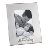Hallmark Our First Father's Day Silver Metal Picture Frame, 4x6