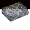 Outer Space Glow-in- the- Dark Blanket Throw 50" x 60"