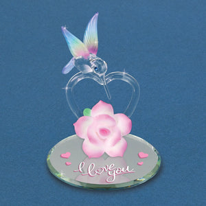 Hummingbird "I Love You" Figurine