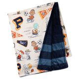 Hallmark Peanuts® Athletic Club Two-Sided Throw Blanket, 50x60