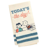 Hallmark Peanuts® Football Club Charlie Brown and Lucy Tea Towel, 18x26